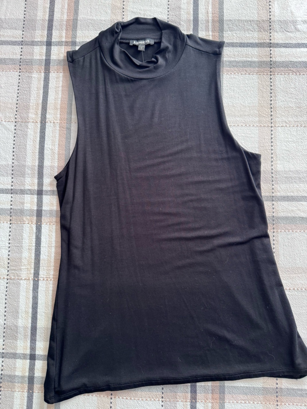 Express Black Sleeveless Tank Top